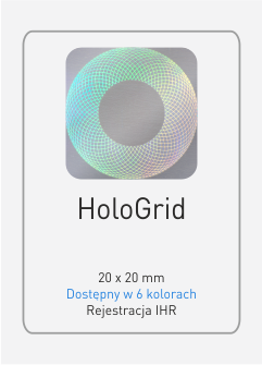Hologram HoloGrid - hologramy z logo