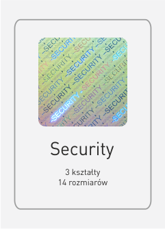 Hologram Security - naklejki hologramowe